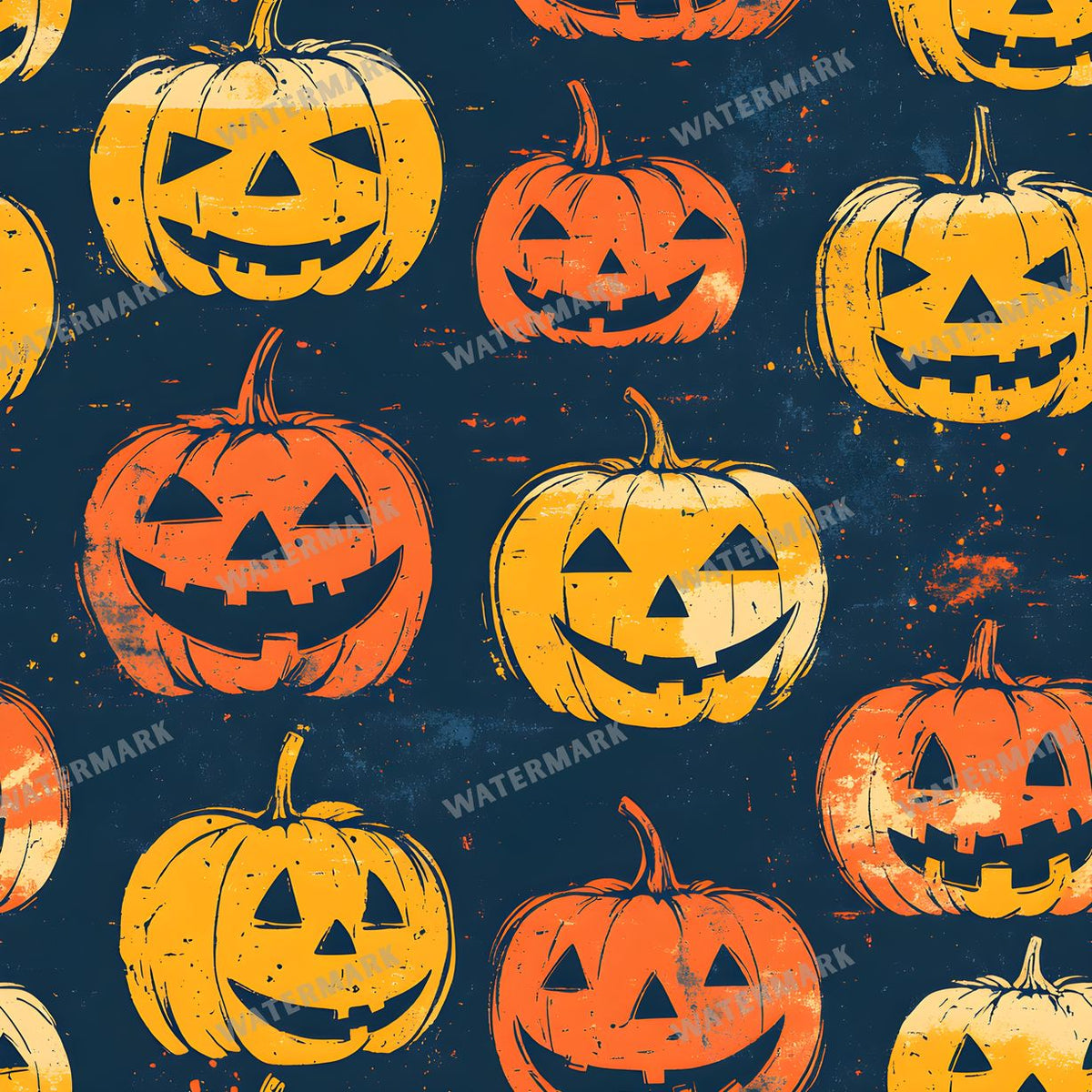 Halloween Seamless Pattern