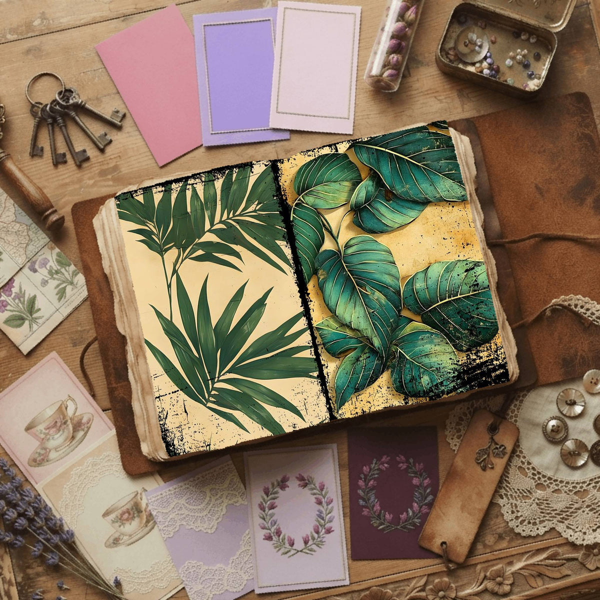 Leafy Digital Papers