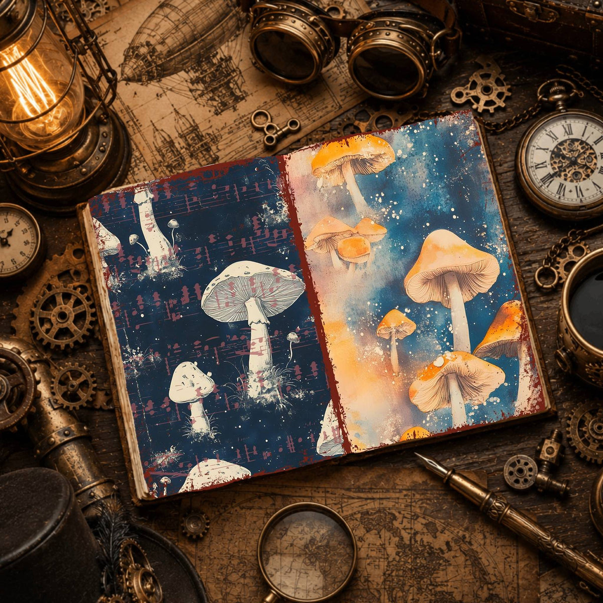Mushroom Digital Papers