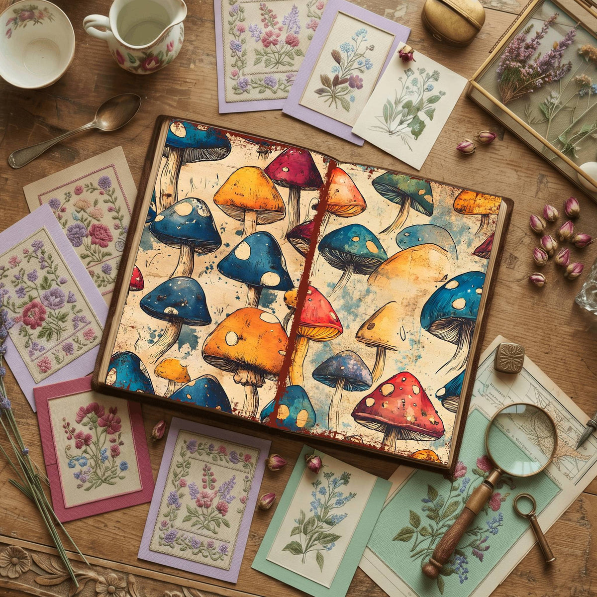 Mushroom Digital Papers