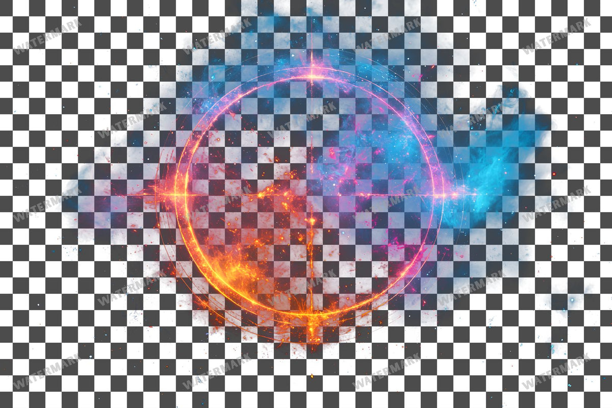 Witch Portal PNG overlay on a transparent checkered background, preview 42