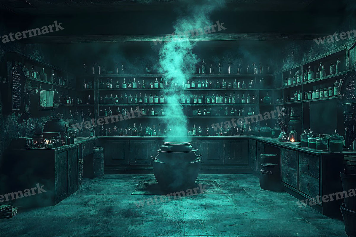 Witch Potion Room Backdrop Images