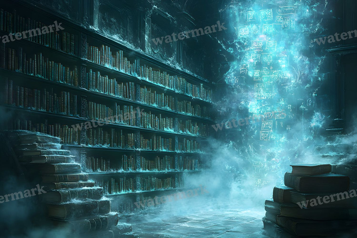 Wizards Library Backdrop Images