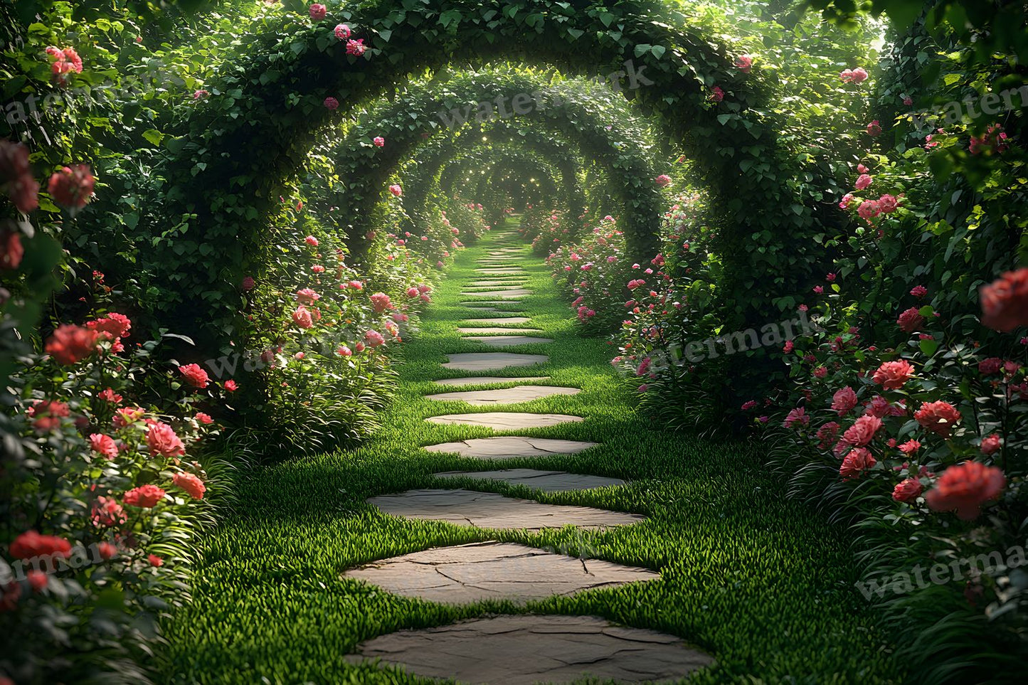Alices Garden Maze Backdrop Images