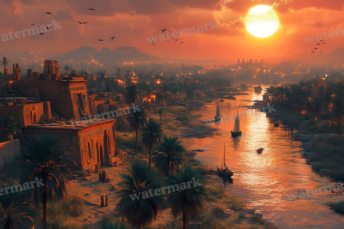 Ancient Egyptian Night Backdrop Images