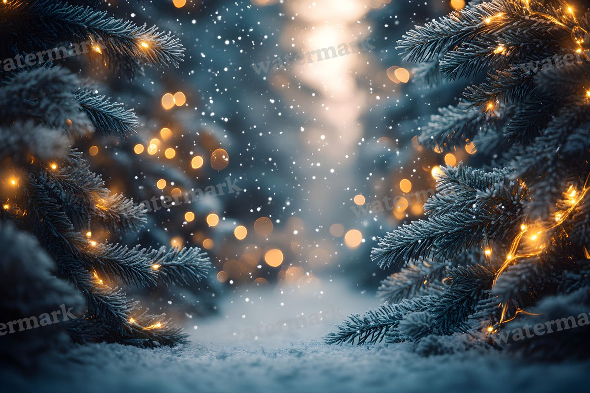 Snowy Forest Backdrop Images