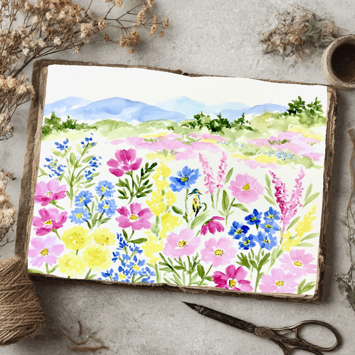 Soft Impressionist Landscape Painting