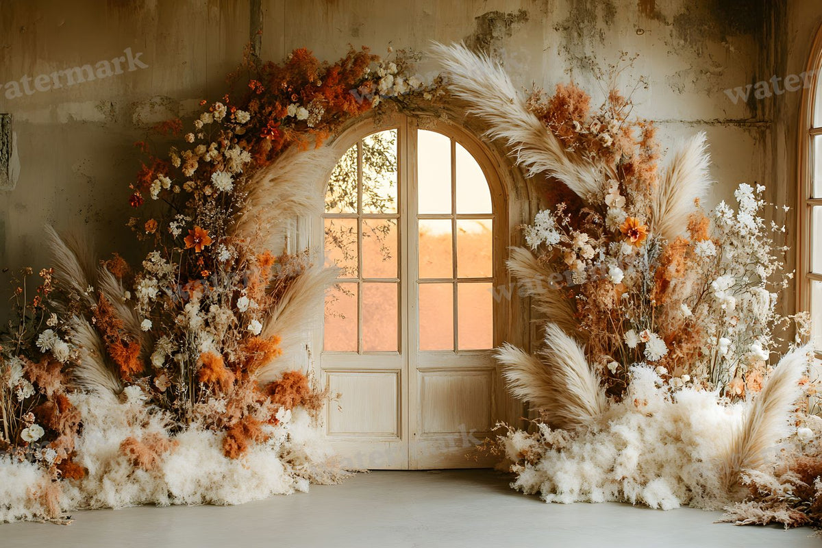 Boho Sunset Arch Backdrop Images