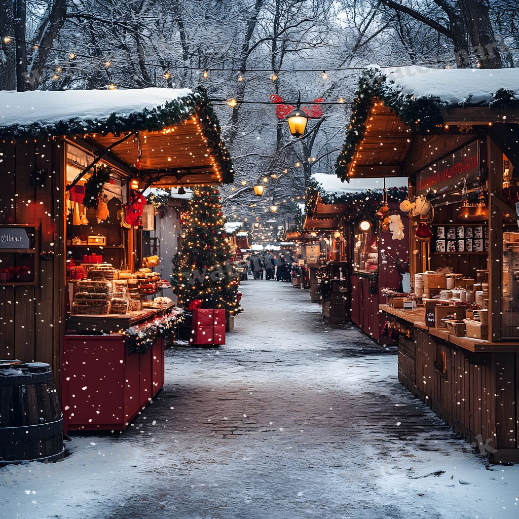 Classic Christmas Backdrop Images