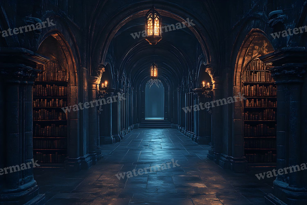 Dark Academia Study Backdrop Images