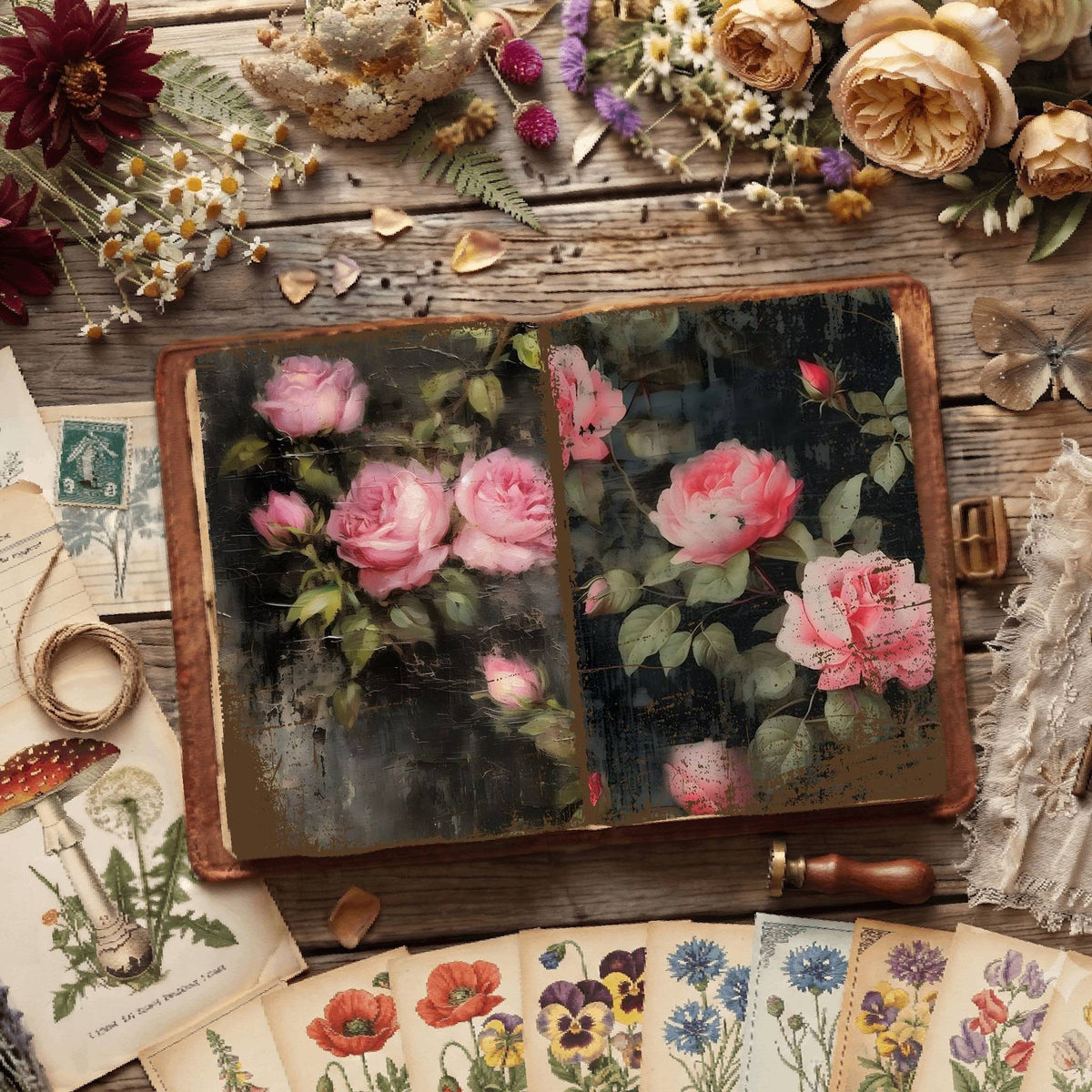 Floral Digital Papers