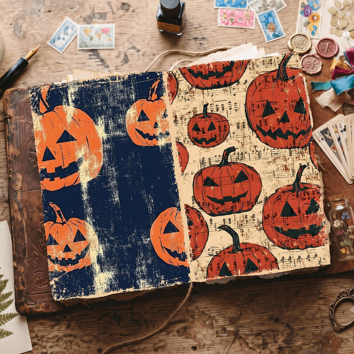 Halloween Digital Papers