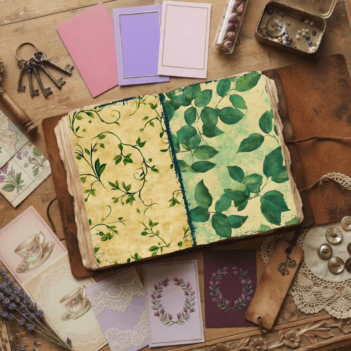 Leafy Digital Papers