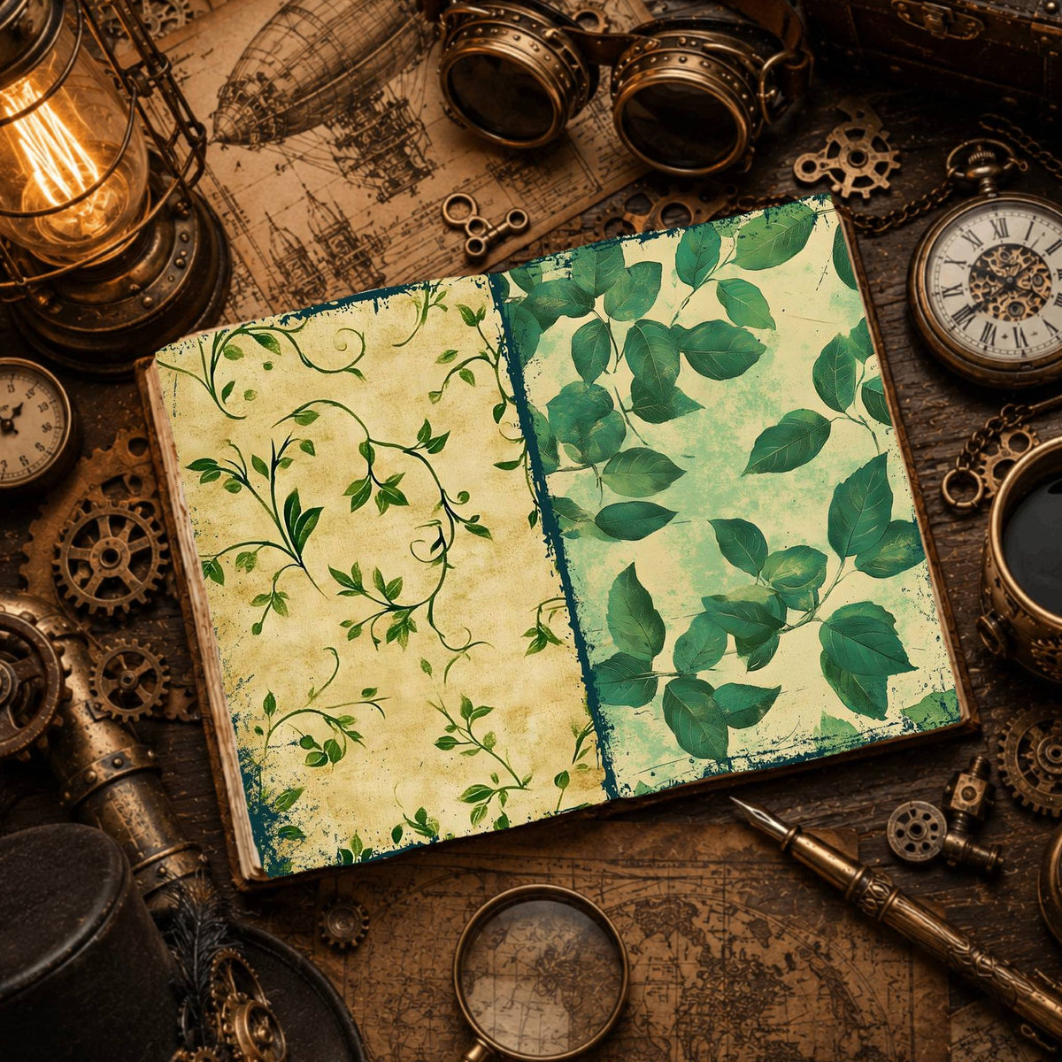 Leafy Digital Papers