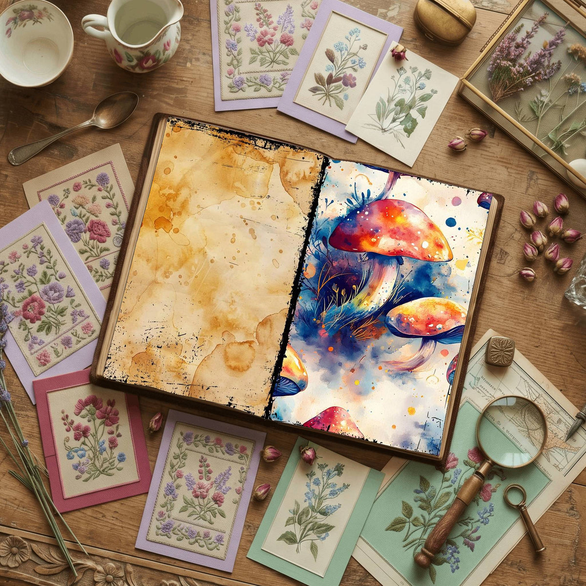 Mushroom Digital Papers