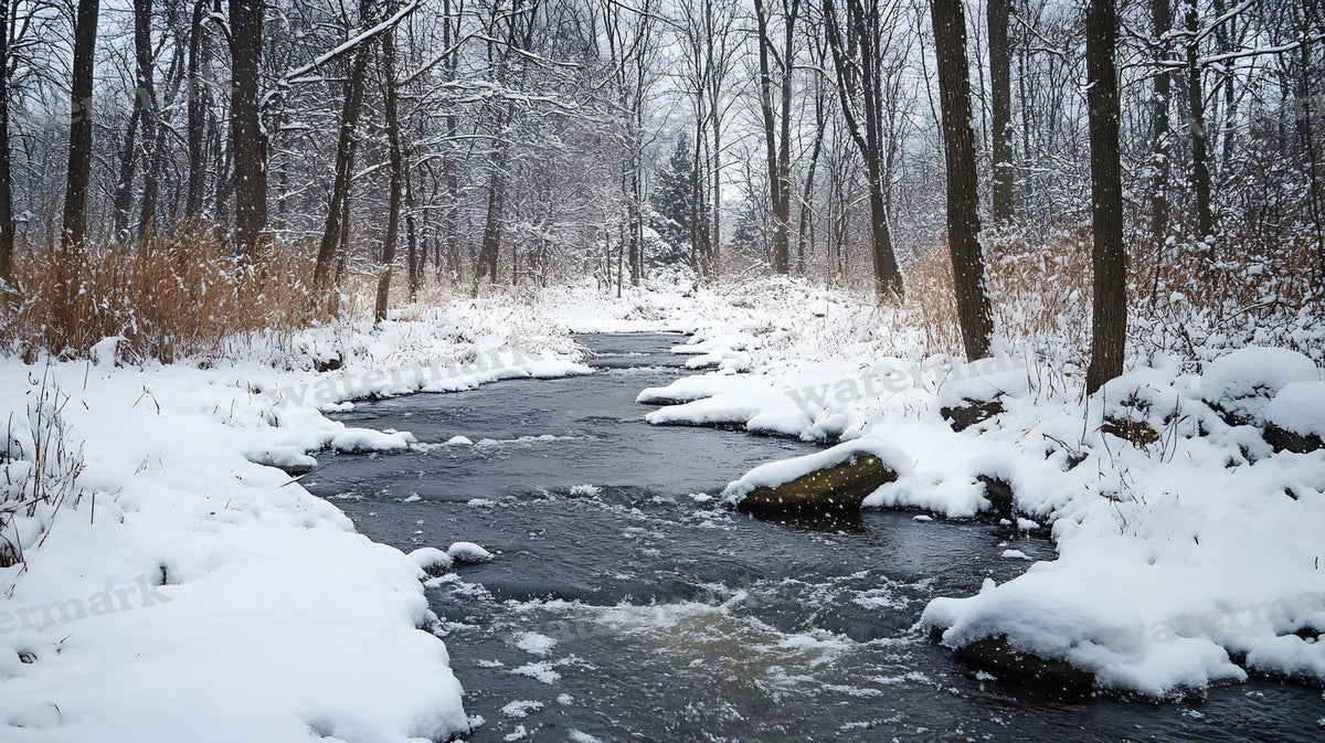 Winter Snow Backdrop Images