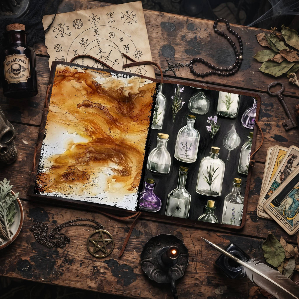 Witch printable junk journal paper, page preview 43