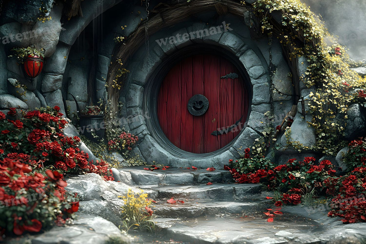 Witchs Hut Backdrop Images
