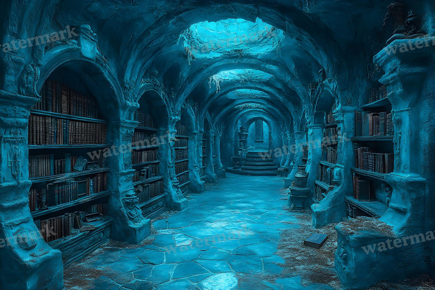 Wizards Library Backdrop Images