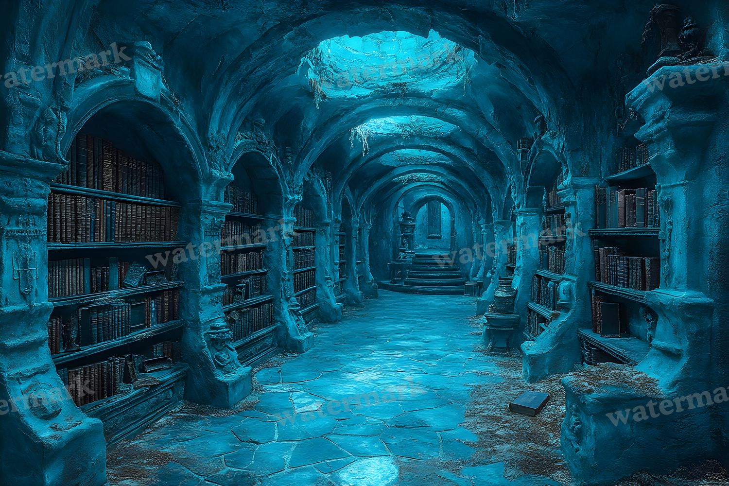 Wizards Library Backdrop Images