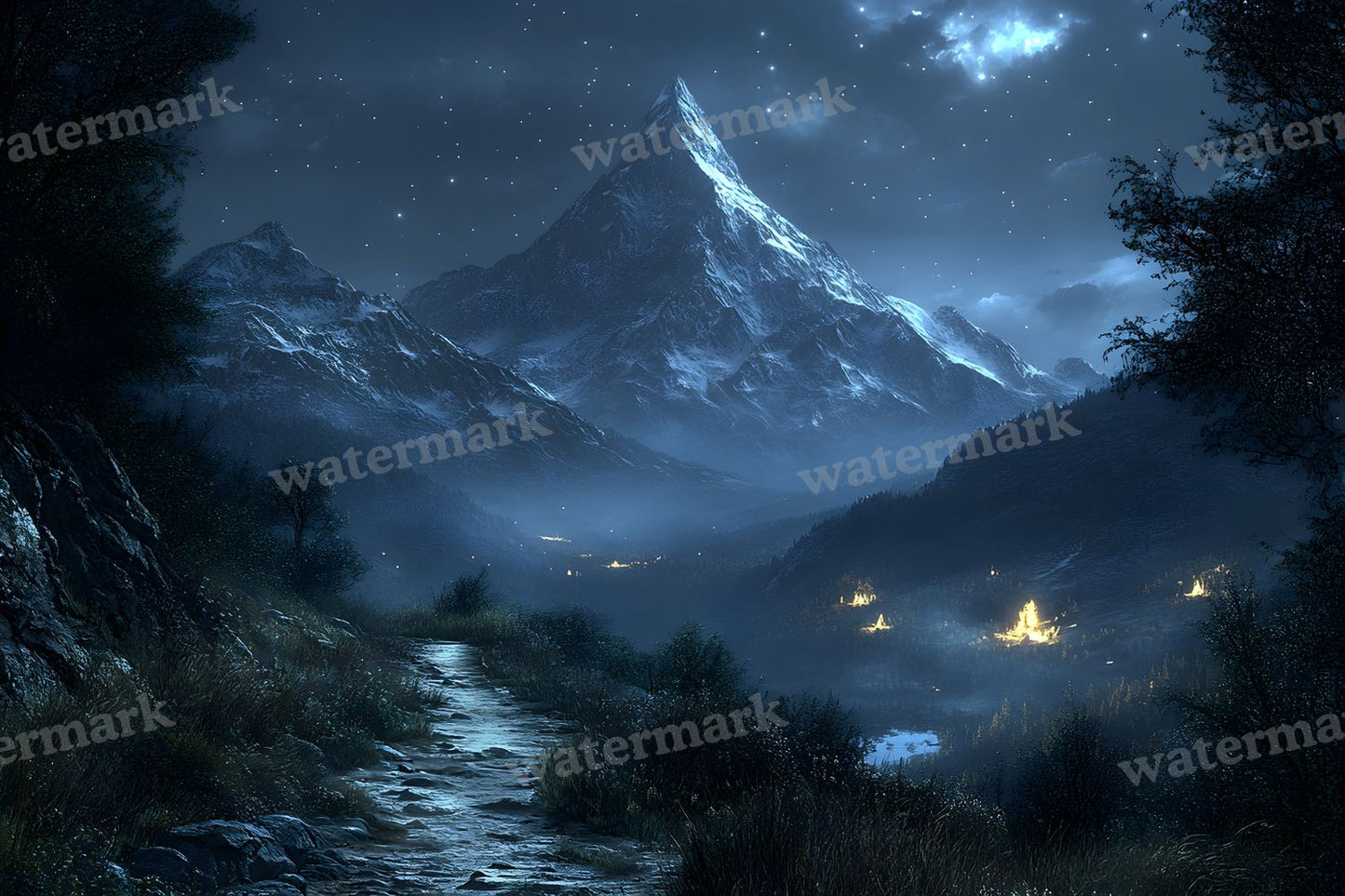 Ancient Egyptian Night Backdrop Images