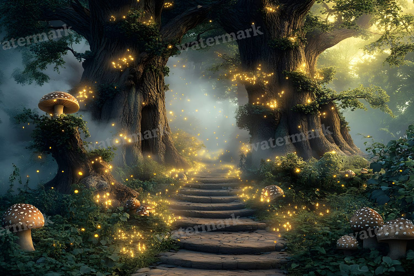 Ancient Fairytale Forest Backdrop Images