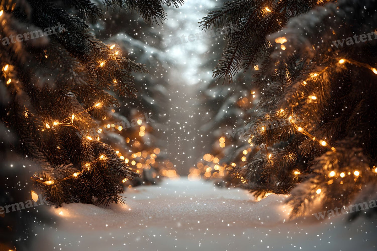 Snowy Forest Backdrop Images
