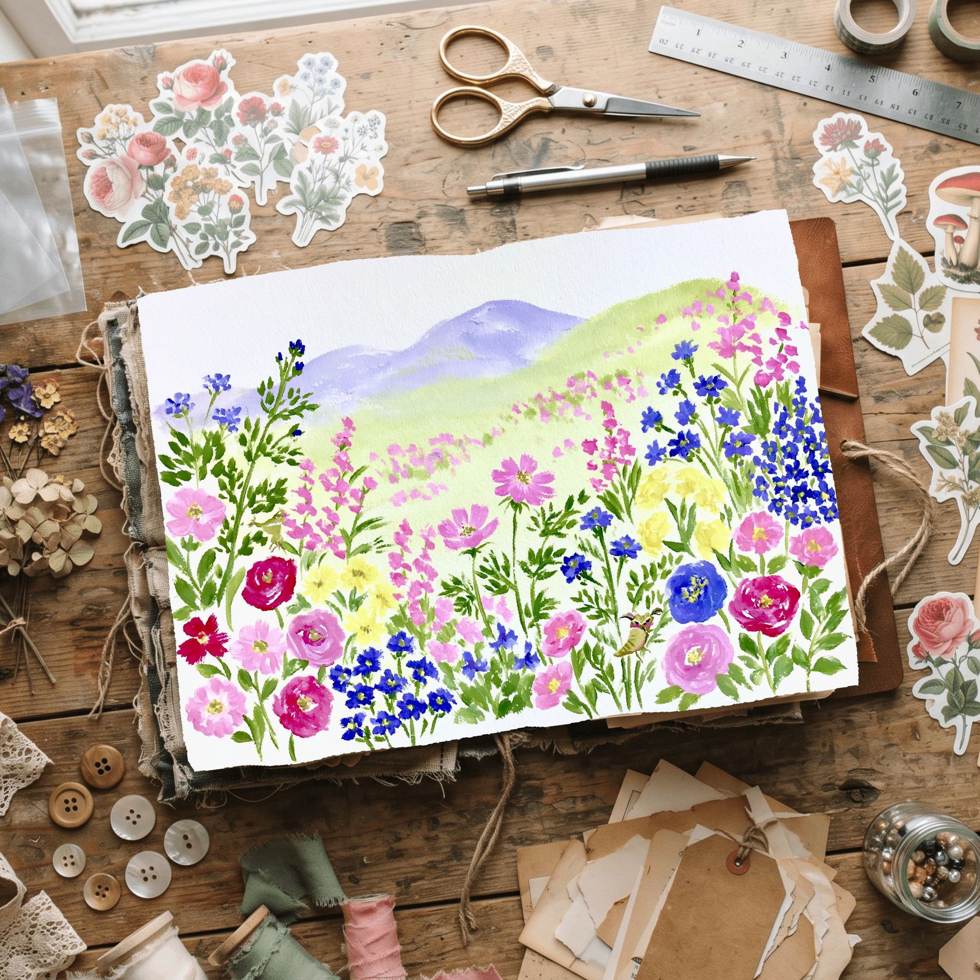 Soft Impressionist Landscape Painting