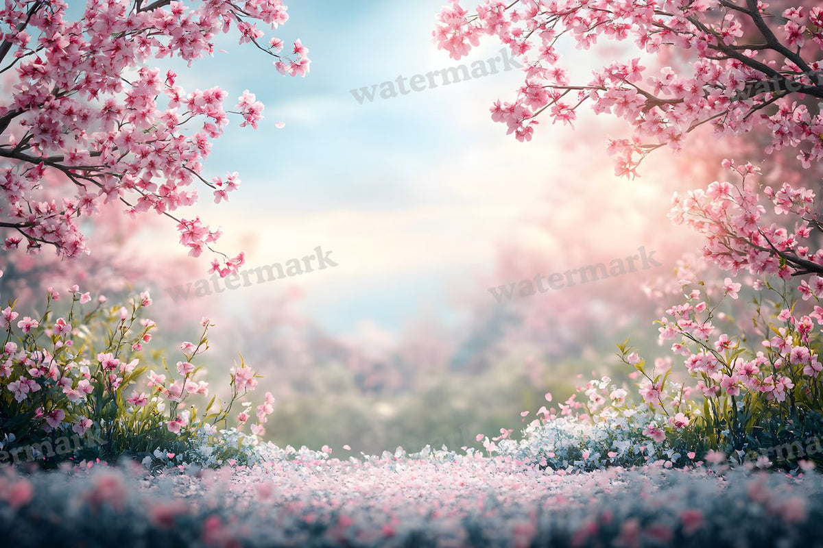 Spring Blossom Escape Backdrop Images