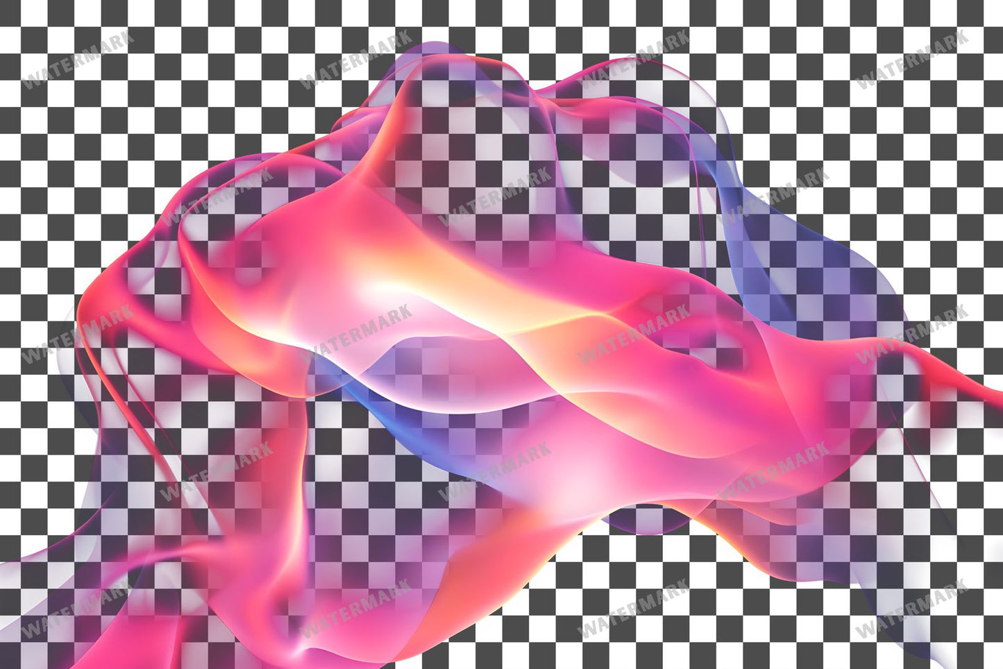 Abstract Light Form Undefined Glow Transparent Overlay Pngs