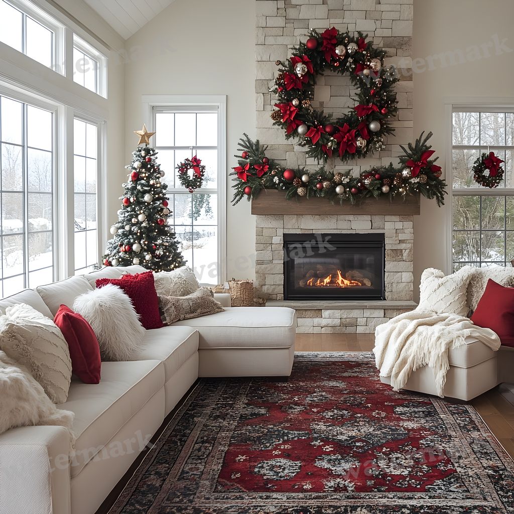 Classic Christmas Backdrop Images