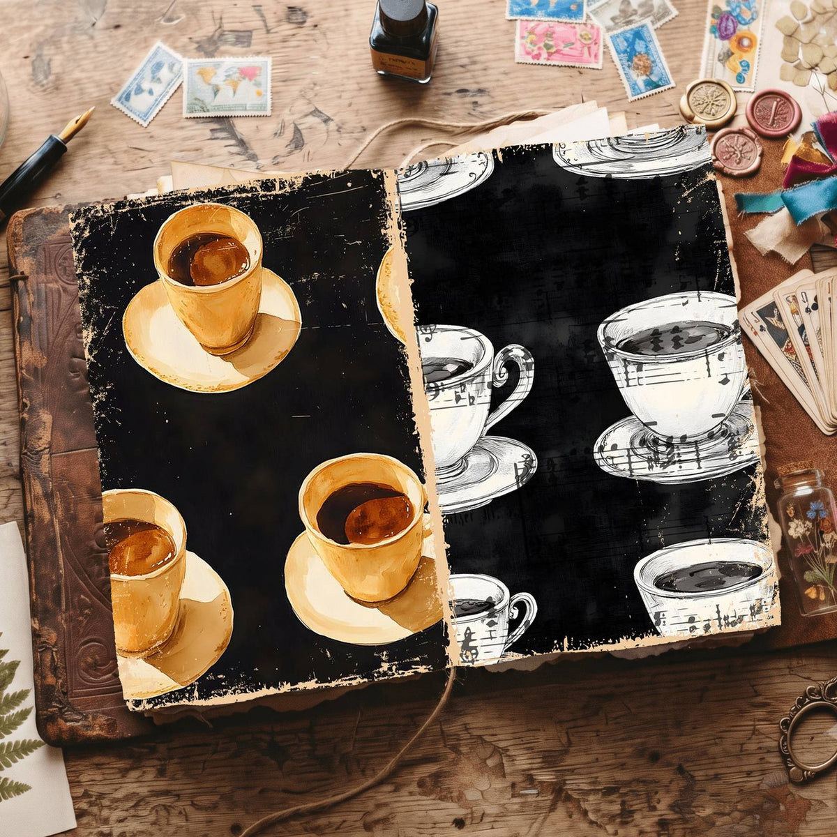 Coffee Digital Papers