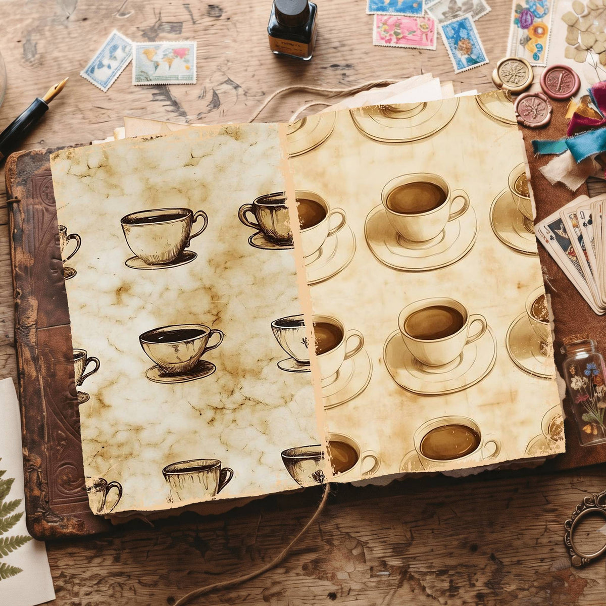 Coffee Digital Papers