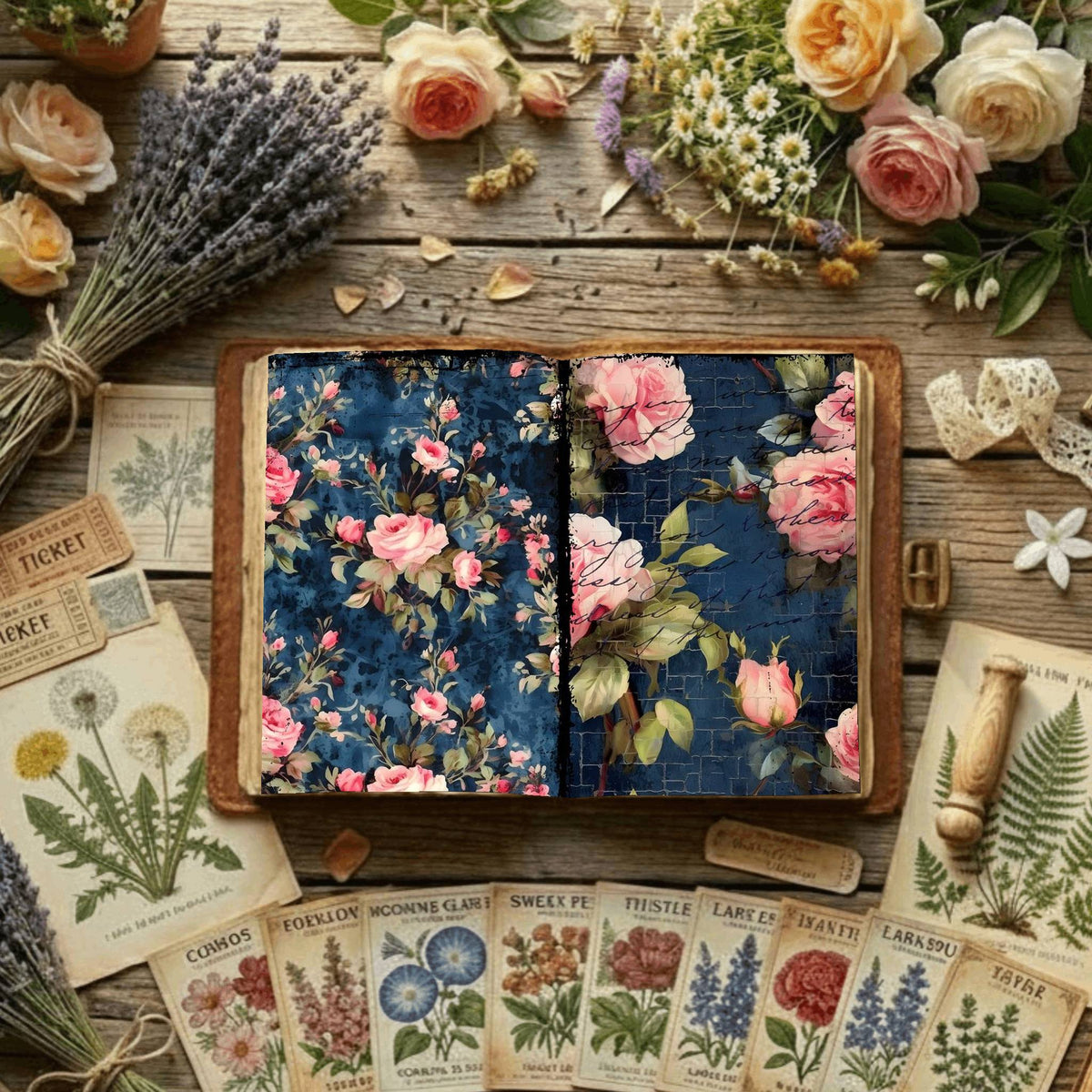 Floral Digital Papers