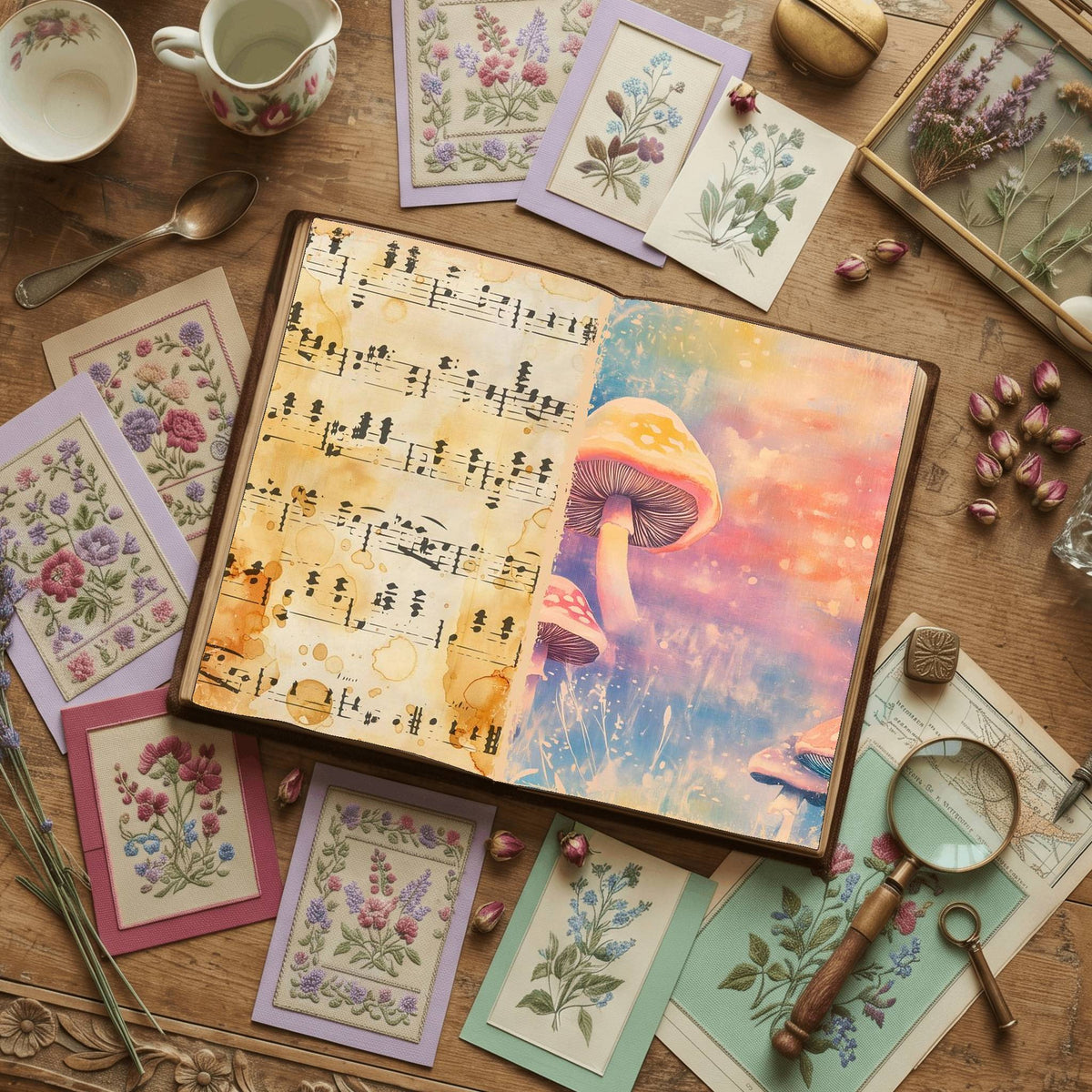 Mushroom Digital Papers