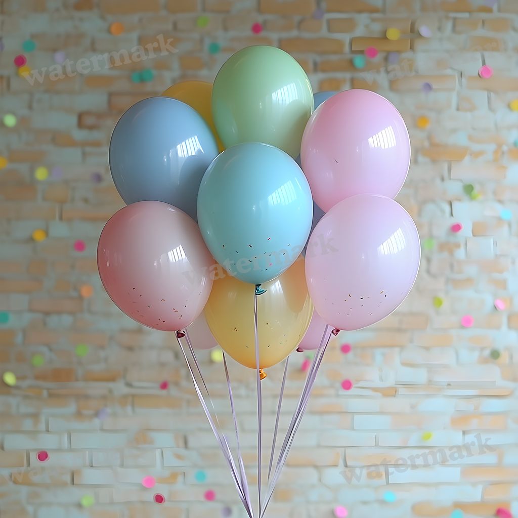 Rainbow Balloon Backdrop Images