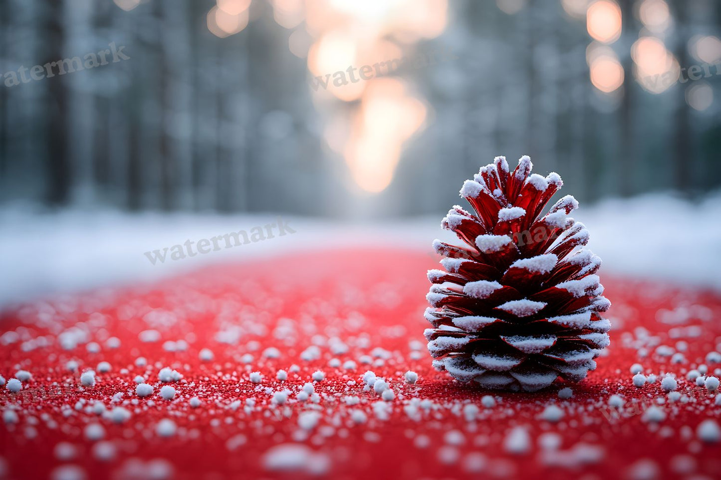 Red Christmas Backdrop Images
