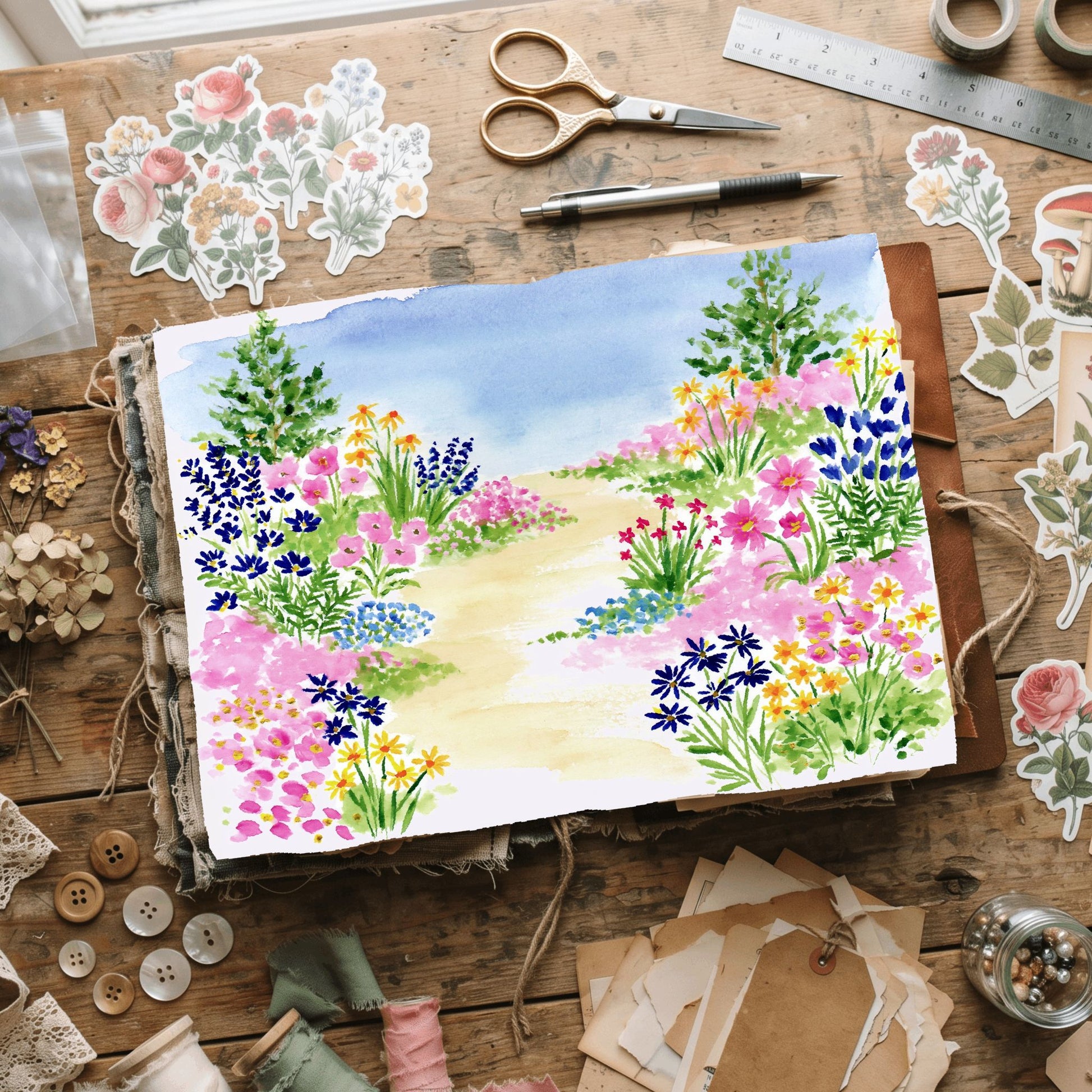 Soft Impressionist Landscape Painting