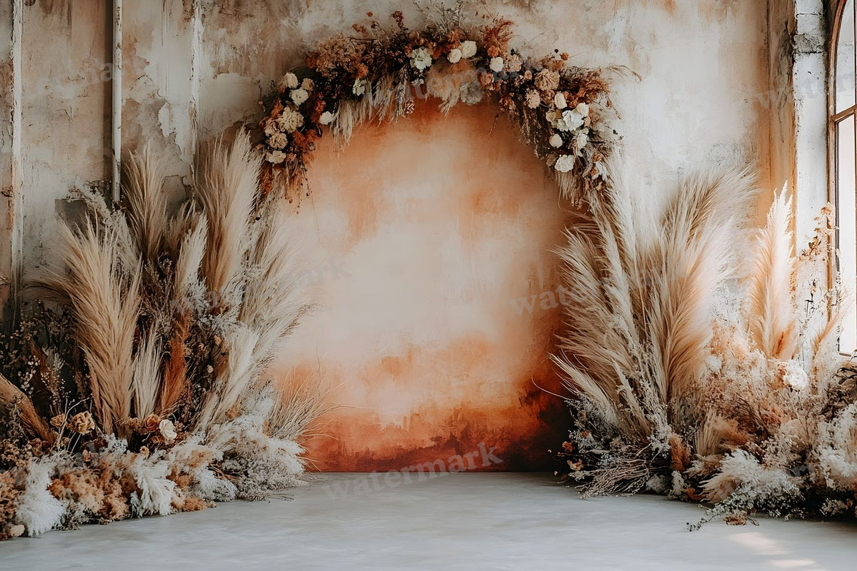 Boho Sunset Arch Backdrop Images