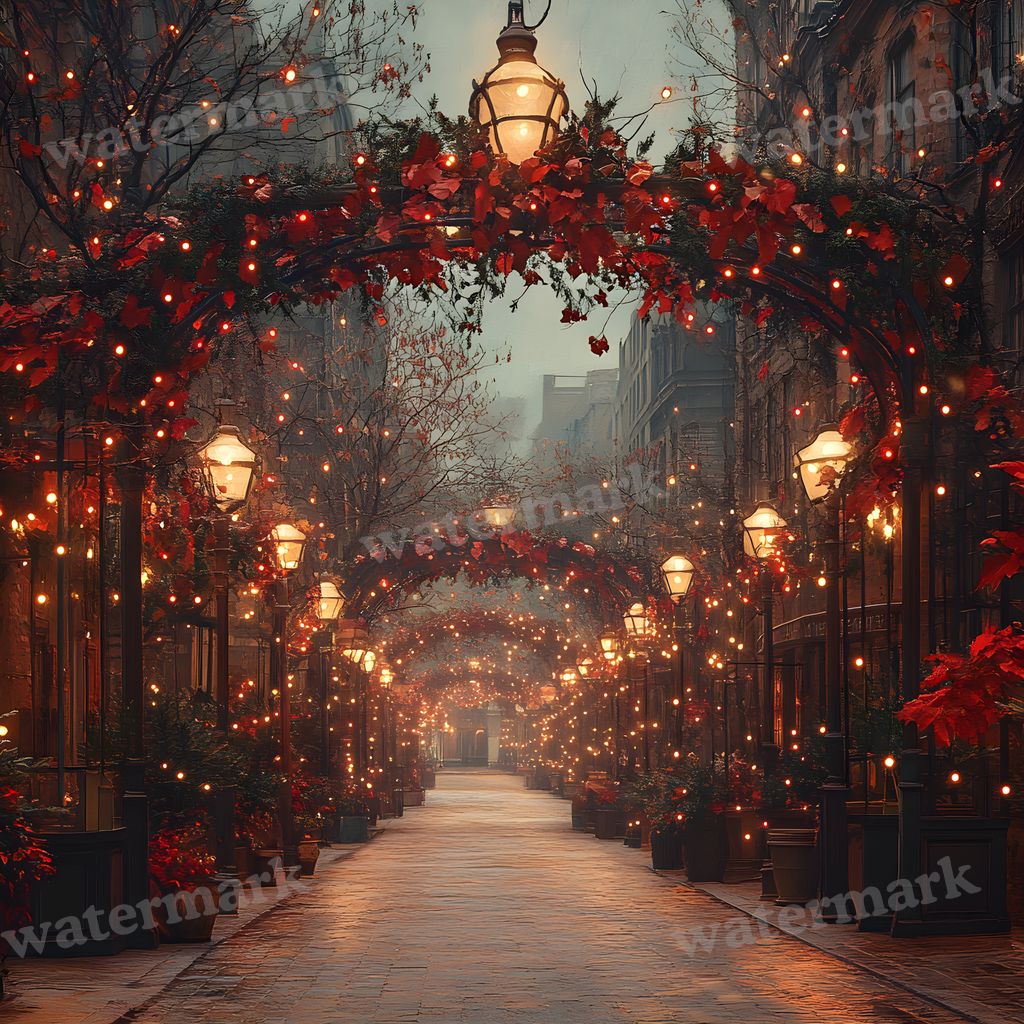 Classic Christmas Backdrop Images