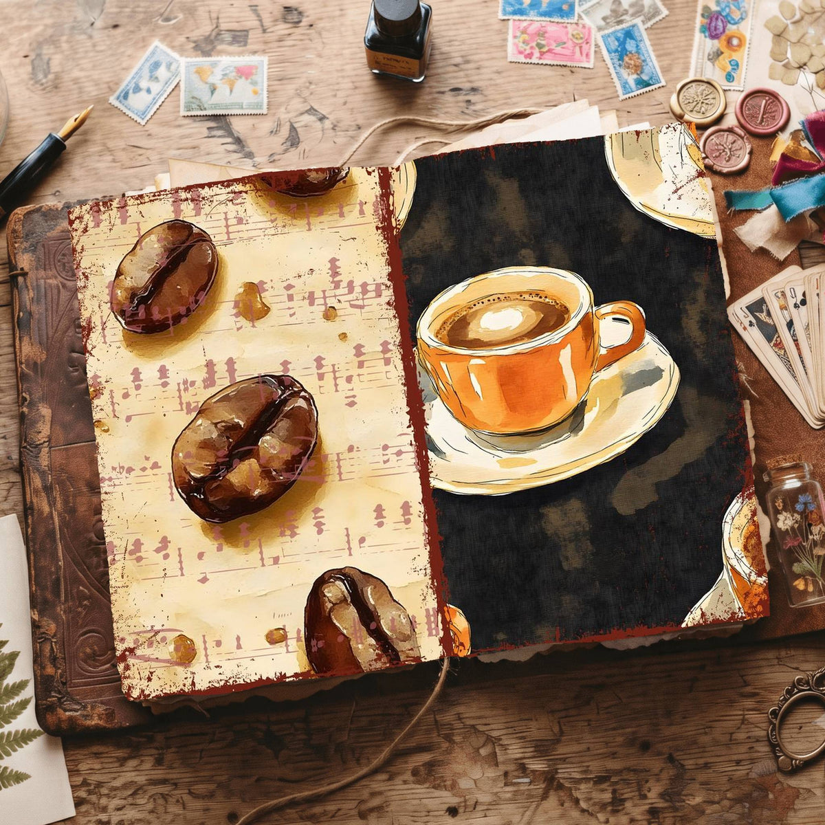 Coffee Digital Papers
