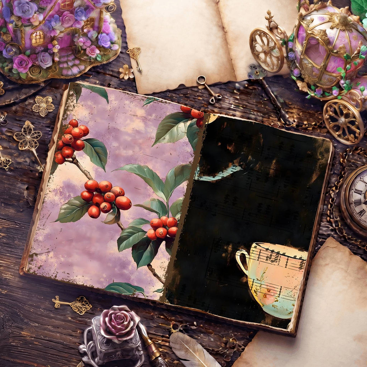 Coffee Digital Papers