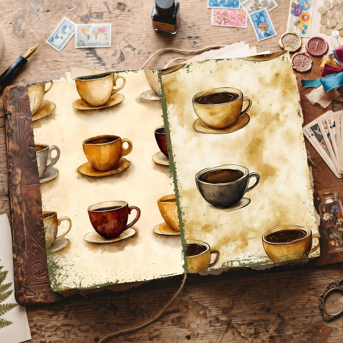 Coffee Digital Papers