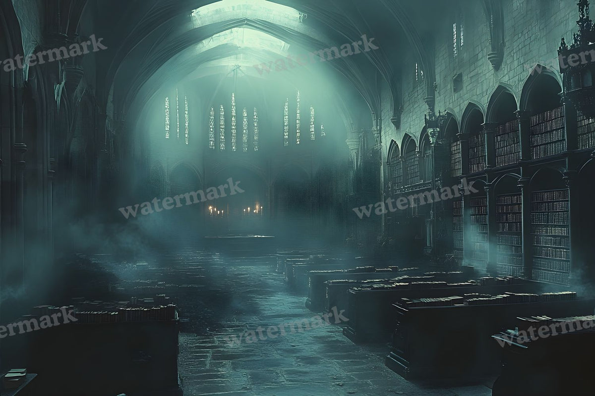 Dark Academia Study Backdrop Images