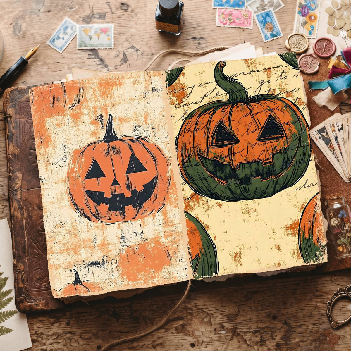 Halloween Digital Papers