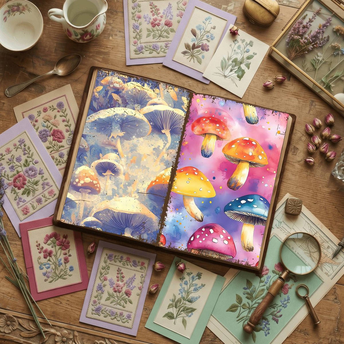 Mushroom Digital Papers