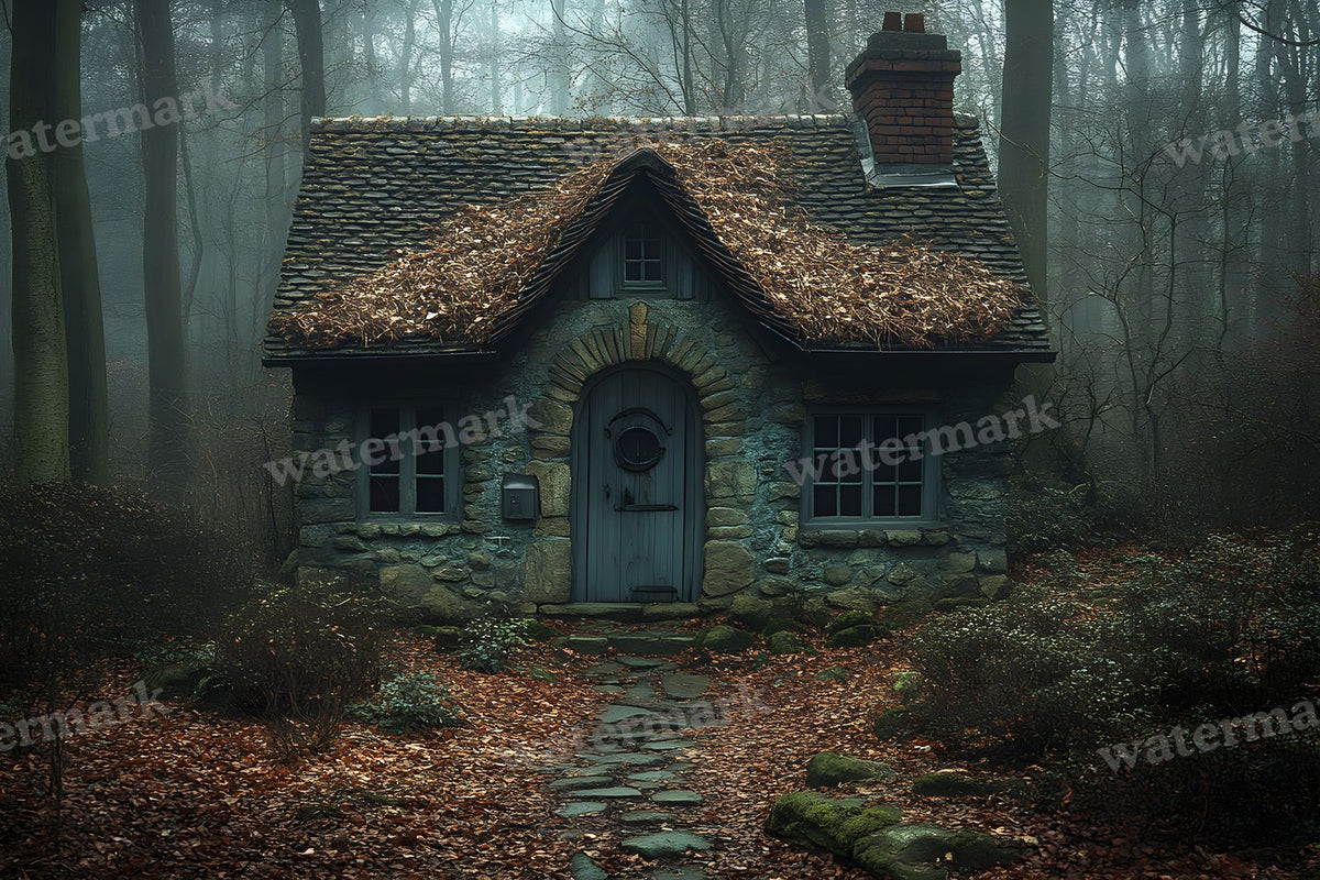 Witchs Hut Backdrop Images