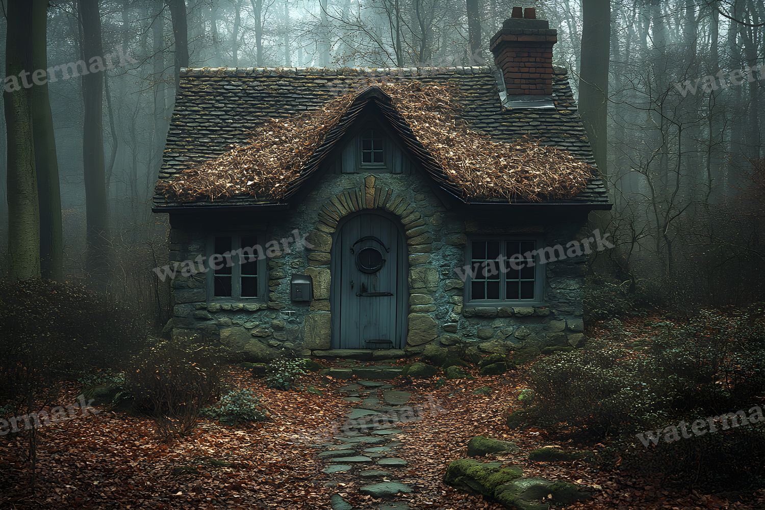 Witchs Hut Backdrop Images