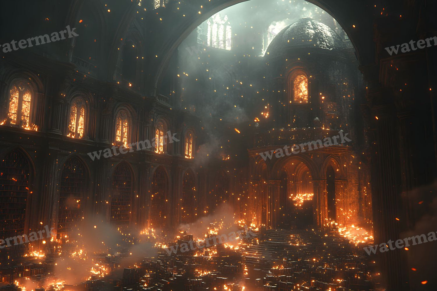 Wizards Library Backdrop Images