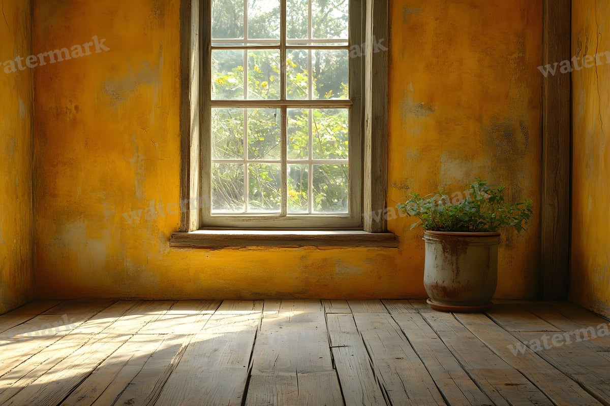 Yellow Vintage Room Backdrop Images
